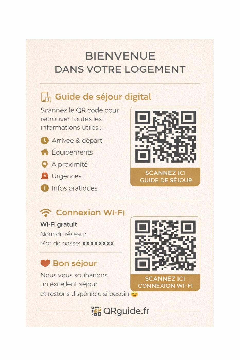 Plaque QR Code